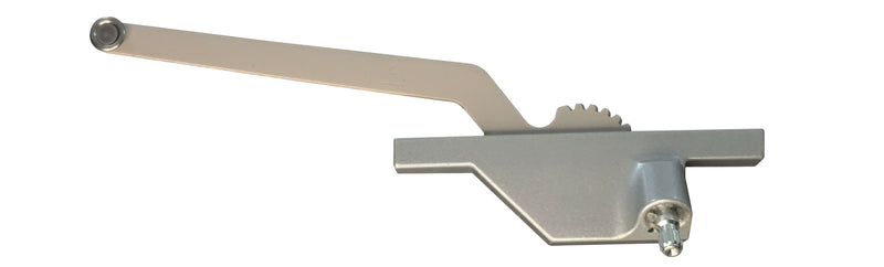 WRS Truth Left or Right Hand Rear Mounted Single Arm Casement Operator, 7-1/2" Arm - Aluminum