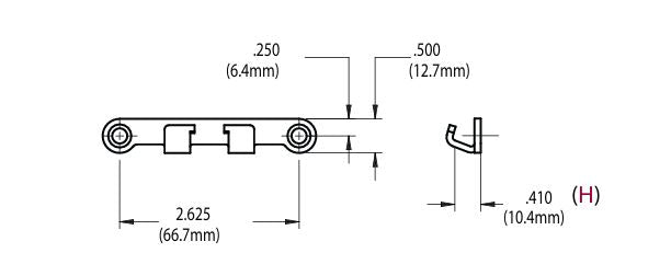 WRS Truth Sash Hook - 2-5/8"
