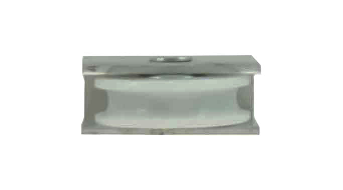 WRS 3/4" Sliding Window Roller Assembly - Metal Housing, 7/8" Nylon Roller Wheel
