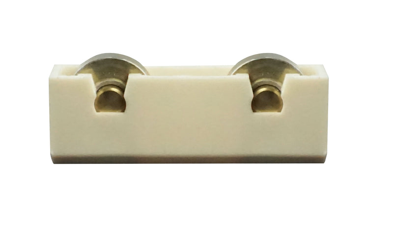 WRS Keller 1-5/8" Tandem Roller Assembly with Housing  -  White