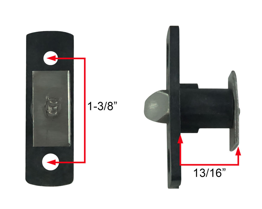 WRS EFCO Auto Lock Plunger for Auto Sash Locks - Black