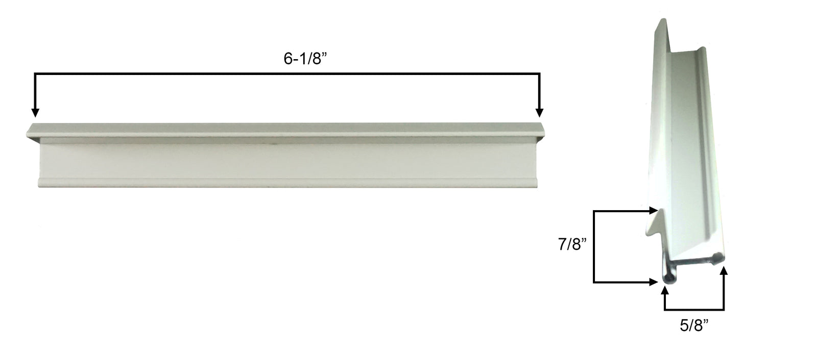 WRS EFCO Sash Lock with Spring - White