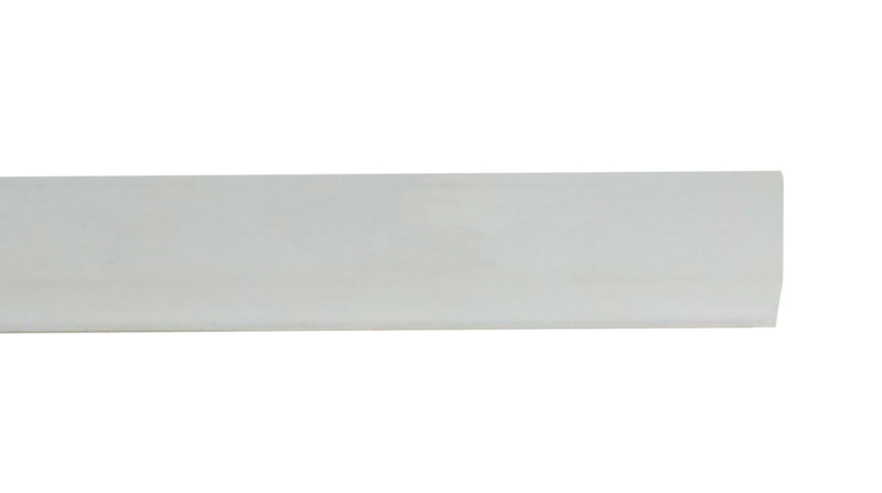 WRS Crossly White Snap-In Rigid Glazing Bead  -  6 Ft Stick