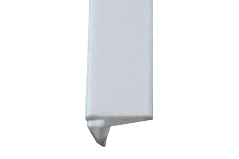 WRS White Snap-In Glazing/Leaf Seal  -  8 Ft Stick