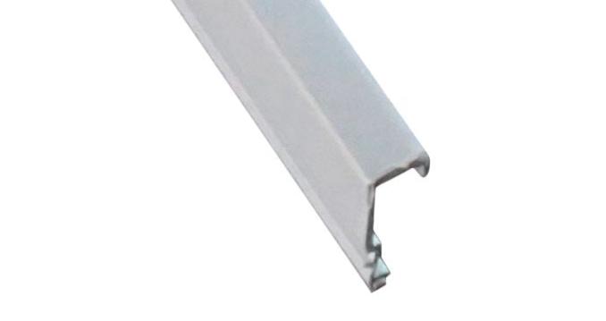 WRS White Vinyl Rigid Glazing Bead - 6 Ft Stick