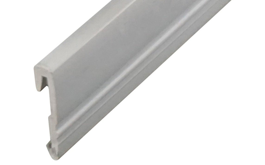 WRS Pennco White Snap-In Vinyl Rigid Glazing Bead - 6 Ft Stick