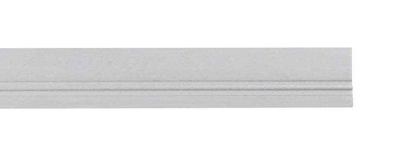 WRS Pennco White Snap-In Vinyl Rigid Glazing Bead   -  6 Ft Stick