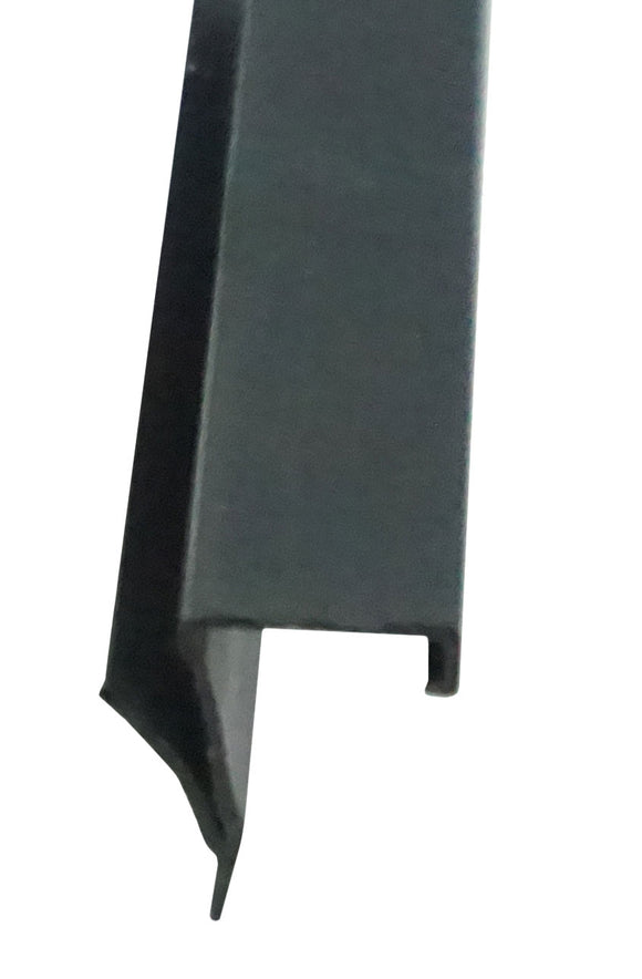 WRS Binnings Black Snap-In Vinyl Rigid Glazing Bead - 6 Ft Stick