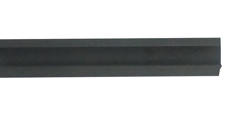 WRS Binnings Black Snap-In Vinyl Rigid Glazing Bead - 6 Ft Stick