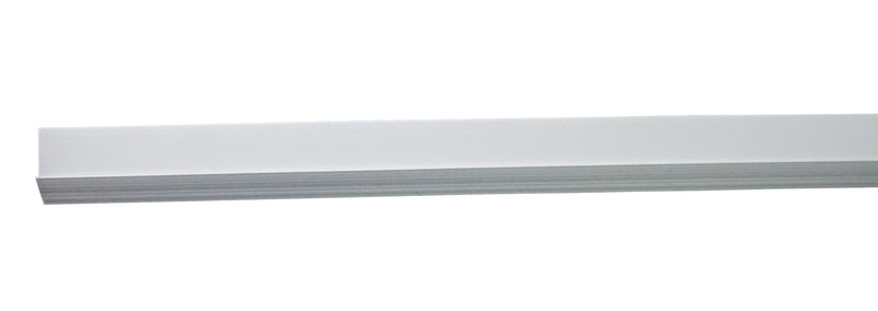 WRS Alenco White Snap-In Vinyl Glazing Bead - 6 Ft Stick
