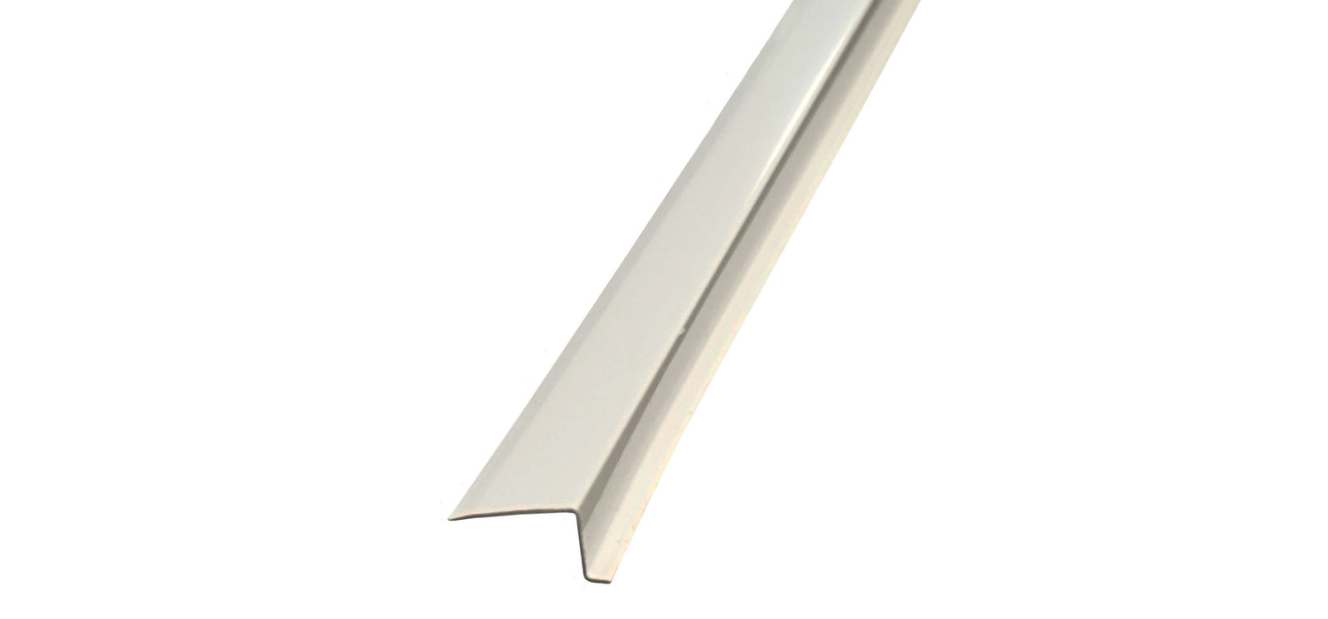 WRS Jacobson White Metal Glazing Bead - 6 Ft Stick