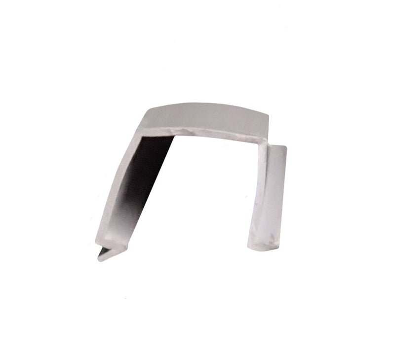 WRS Milestone White Snap-In Glazing  -  6 Ft Stick