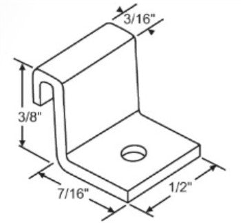 WRS Keller/Air Control Slider Guide - White Nylon