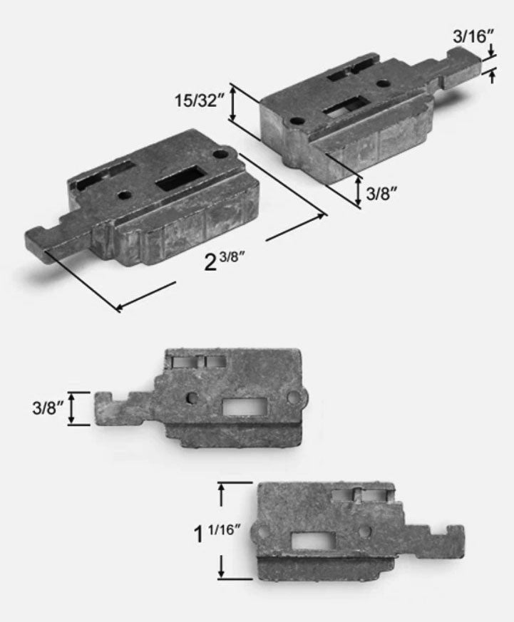 WRS Harvey 2-3/8" Pivot Bar Set - Die Cast