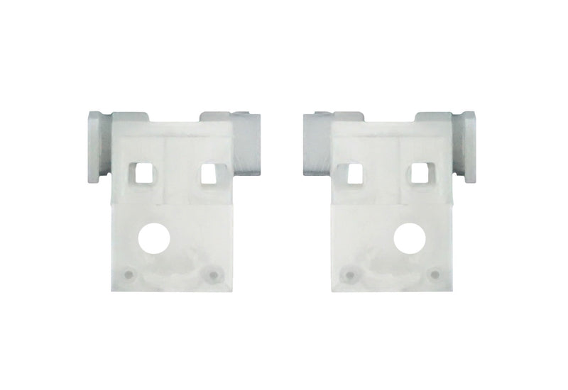 WRS Keller 31/32" Left and Right Hand Sash Clip Set for Spiral Balances  -  White Nylon