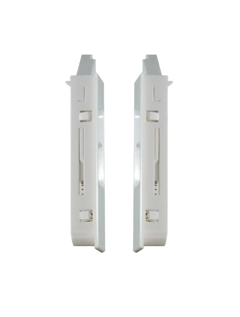 WRS Recessed 2.75" Tilt Latch Set for Double Hung Windows  -  White