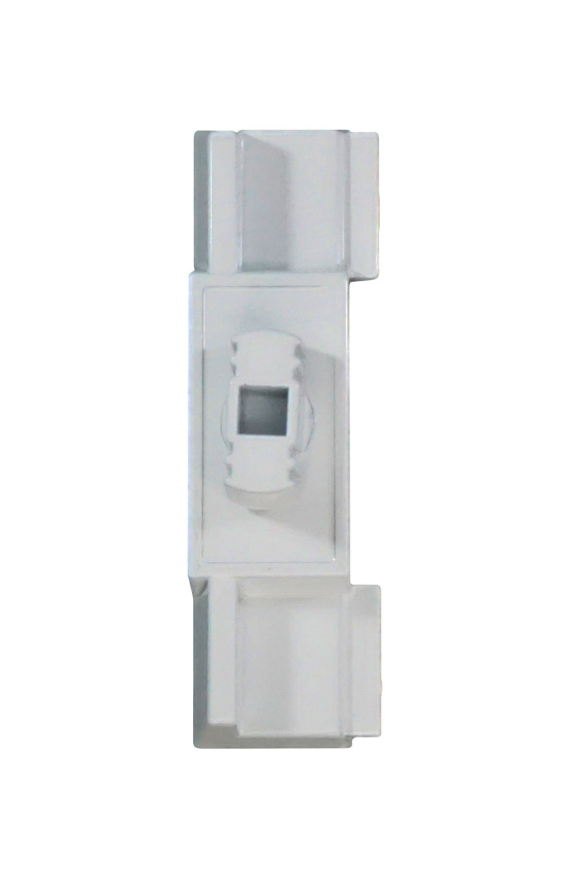 WRS Superior 3-11/32" Adjustable Slider Latch  -  White