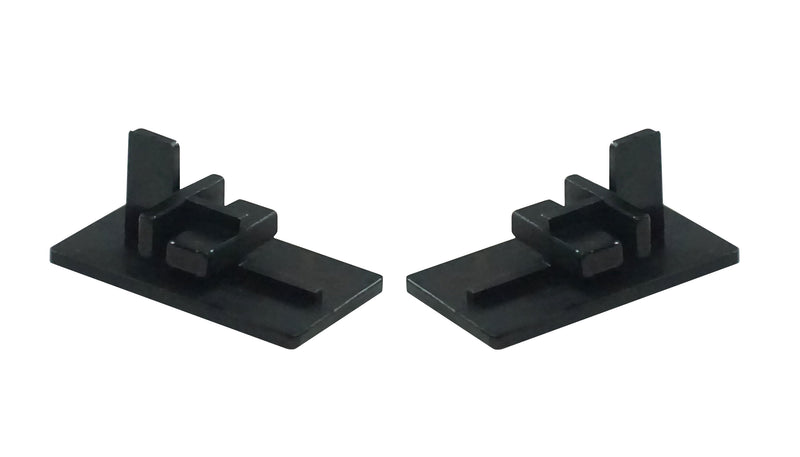 WRS Traco 1-9/32" Lower Dust Cap/Slide Guide Set  -  Black