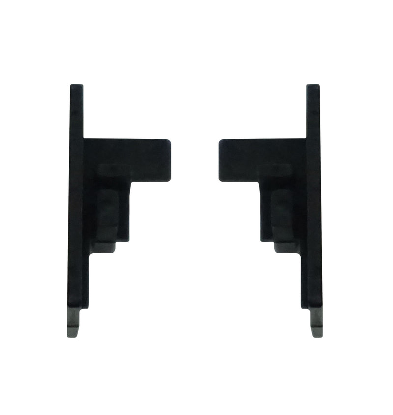 WRS Traco 1-9/32" Lower Dust Cap/Slide Guide Set  -  Black