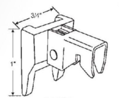 WRS 1" Spiral Window Balance Shoe  -  Series 50