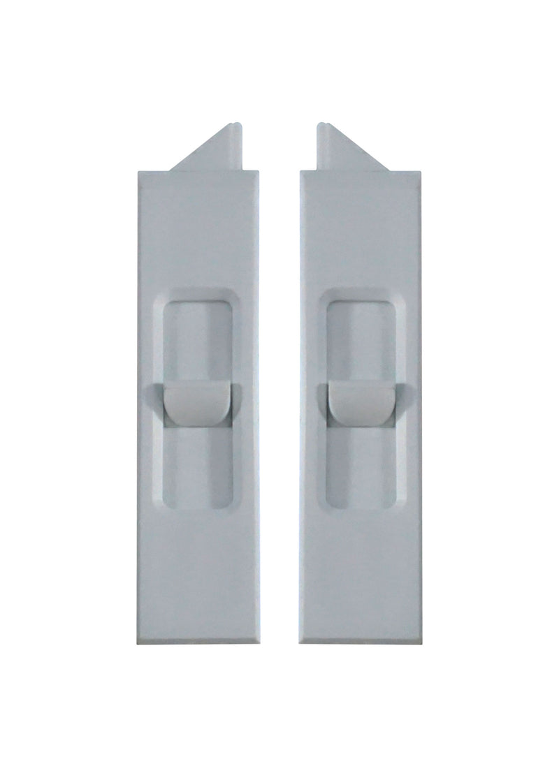 WRS 2-5/8" Tilt Latch Set - White 3/16" Snap
