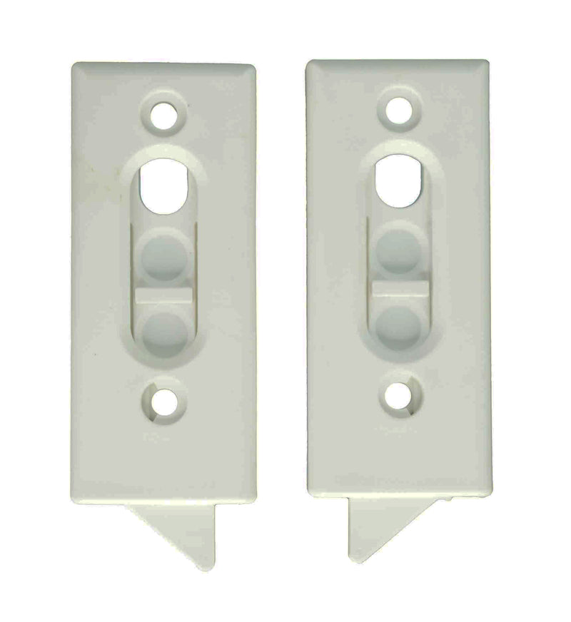 WRS Left and Right Hand 2-1/8" Tilt Latch Set - White
