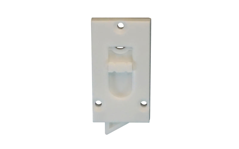 WRS 2-5/16" White Tilt Latch  -  Reversible