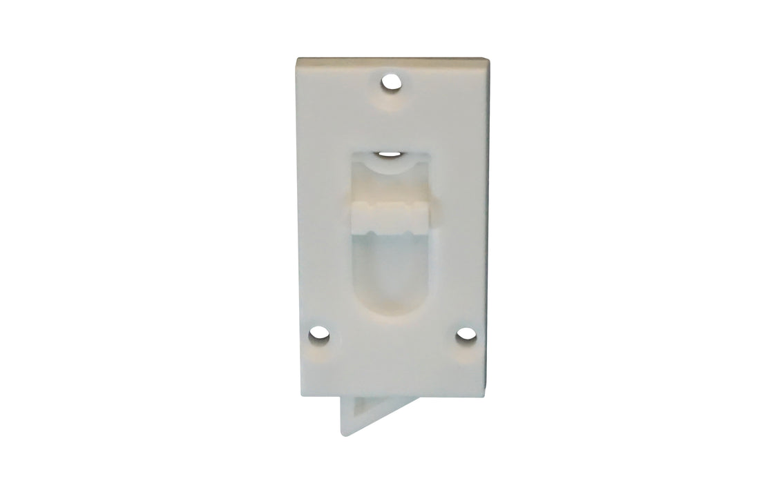 WRS 2-5/16" White Tilt Latch - Reversible