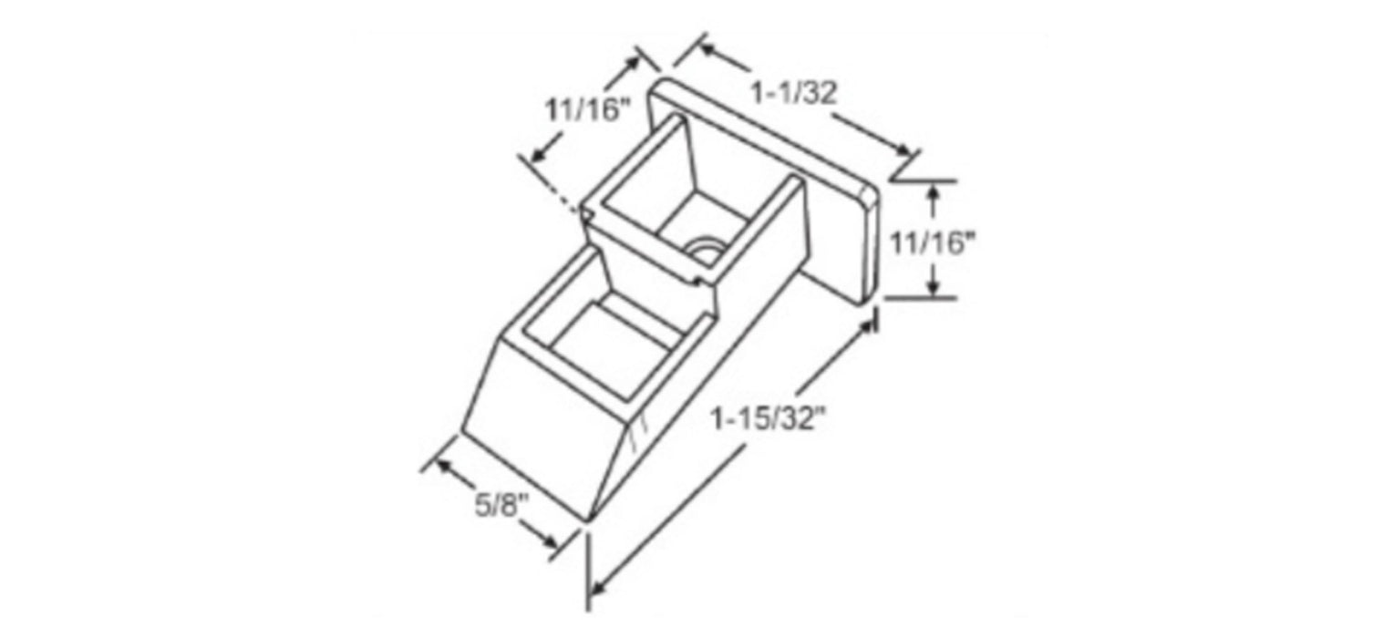 WRS Yale/Ogron 1-15/32" Left & Right Hand Sash Cam Set  -  Black