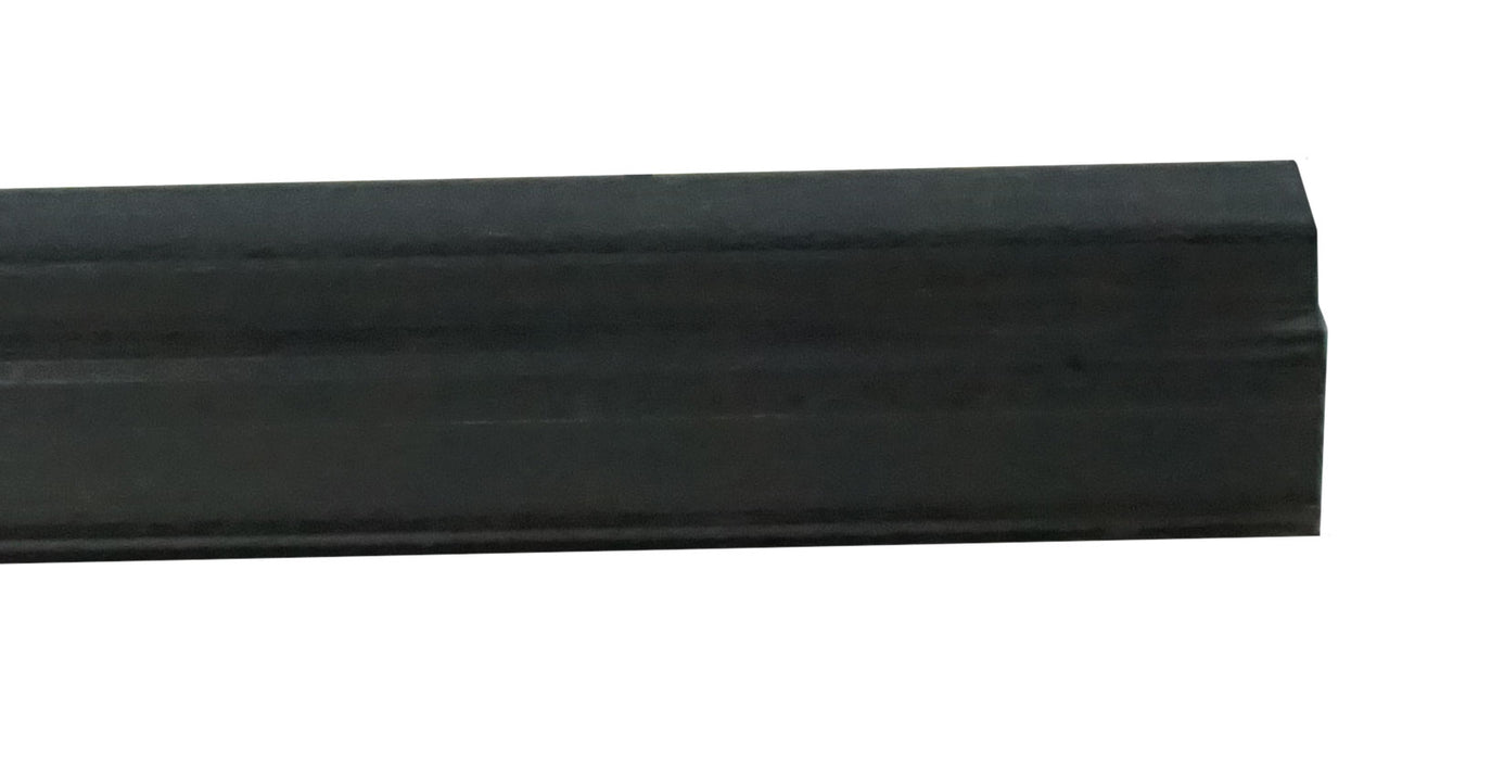 WRS Acorn 2300 Series Black Snap-In Vinyl Rigid Glazing Bead - 6 Ft Stick