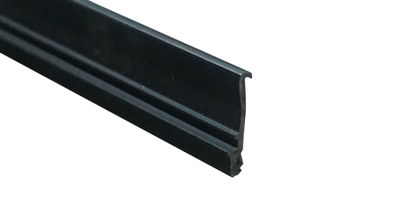 WRS Acorn 2300 Series New Style Black Rigid Glazing Bead - 5 Ft Stick