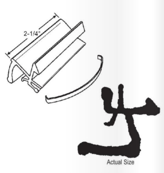 WRS Acorn Aluminum Spring Latch  -  Brown Woodgrain Finish