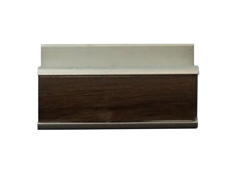 WRS Acorn Aluminum Spring Latch  -  Brown Woodgrain Finish