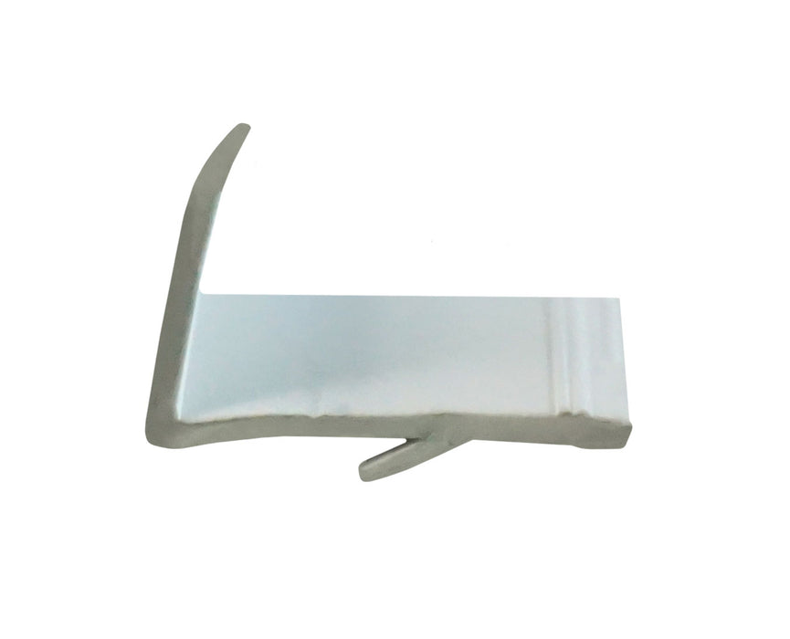 WRS Wenco Dual Durometer White Vinyl Snap-In Glazing Bead - 6 Ft Stick