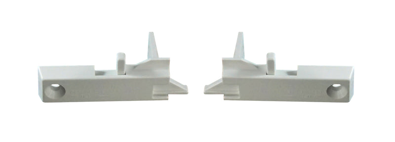 WRS Keller 2-11/32" Left and Right Hand Tilt Latch Set  -  White