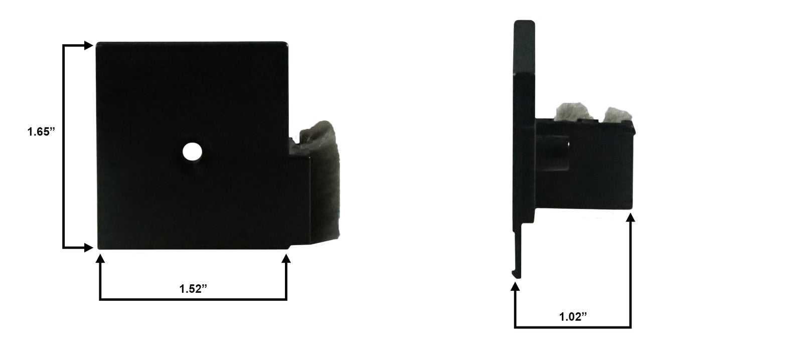WRS EFCO Jamb Dust Stop and End Cap Set - Lower Sash