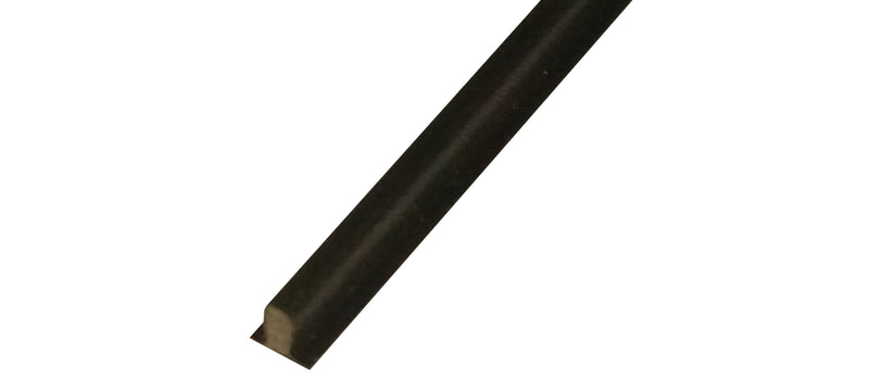 WRS T-Slot Q-Lon Weatherstripping, Black  -  24 Ft Roll