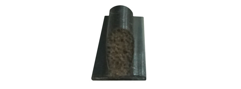 WRS T-Slot Q-Lon Weatherstripping, Black  -  24 Ft Roll