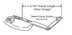 WRS Truth Left or Right Hand Ellipse Split Arm Dyad Operator - White
