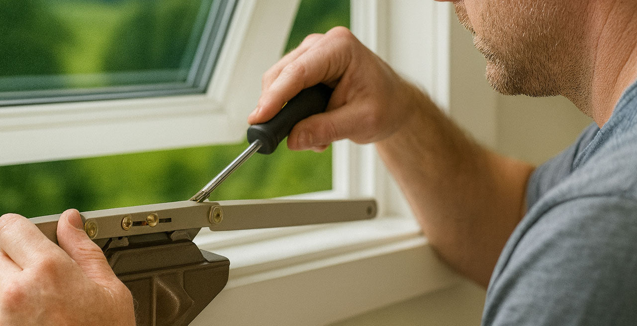 WRS Truth Single Pull Bronze Awning Operator - 21-1/2"