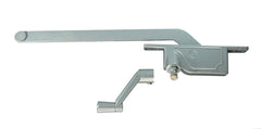 WRS 9" Left or Right Hand Single Arm Face Mounted Casement Operator and Handle Set - Aluminum