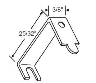 WRS 25/32" Screen Clip - Metal