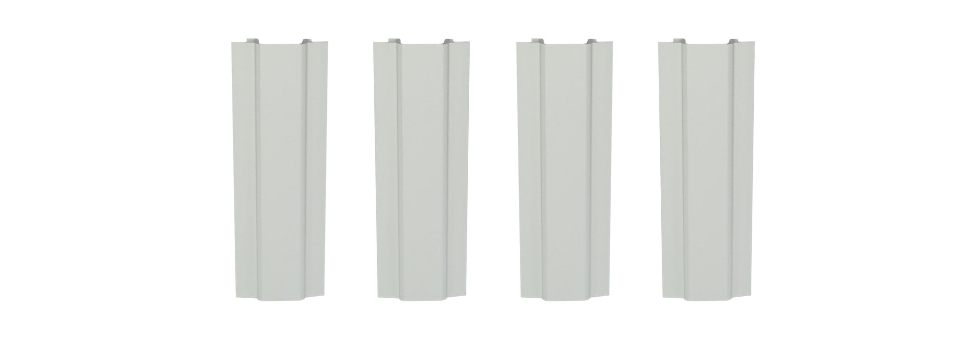 WRS 4" White Plastic Sash Stop - 4 Pack