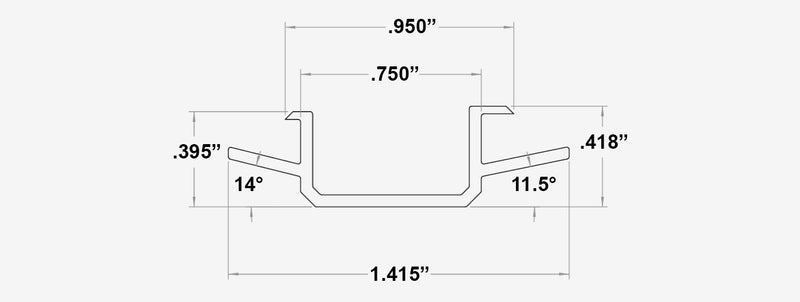 WRS White Sash Stop  -  6 Ft Stick