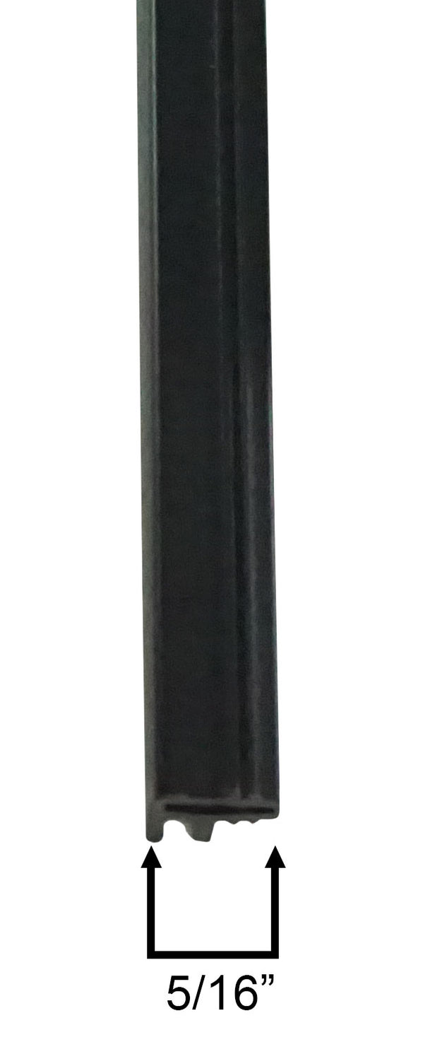 WRS Florida Screen Black Rigid Screen Door Track - 7 Ft Stick — Window ...
