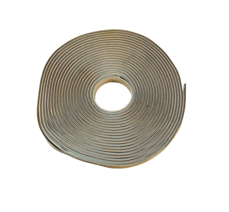 WRS 1/8" x 3/8" Double-Sided Butyl Glazing Tape - 25 Ft Roll, Grey
