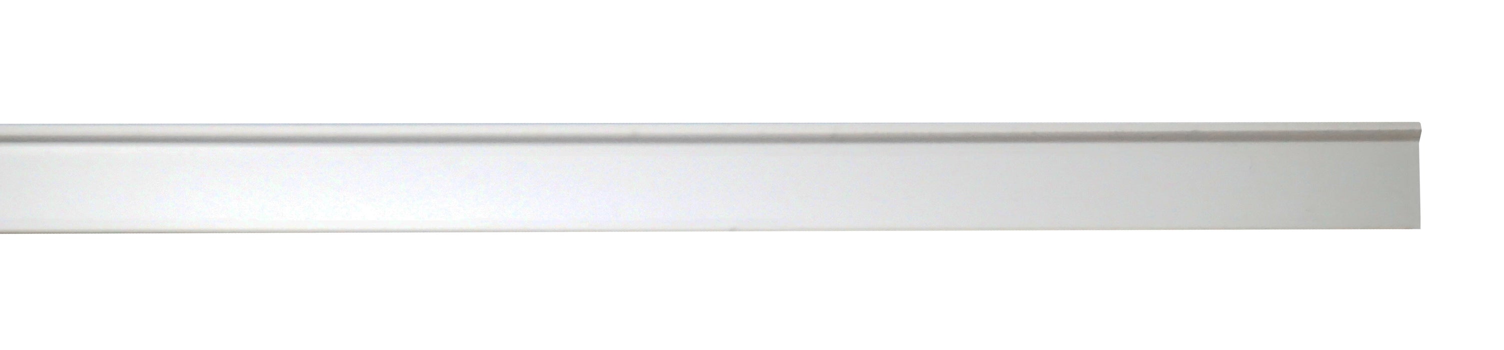 WRS White Vinyl Snap-In Glazing Bead - 6 Ft Stick