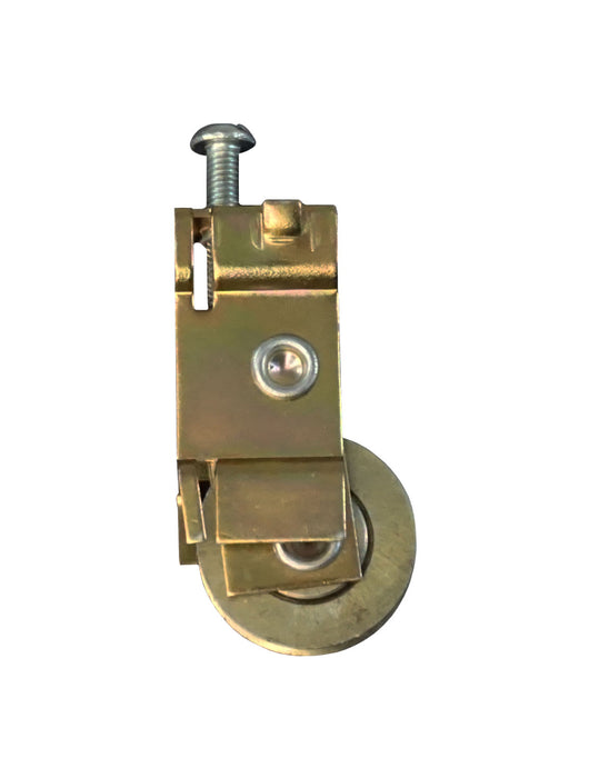 WRS Corrosion Resistant Steel Patio Door Roller - 1" Diameter Concave Steel Wheel