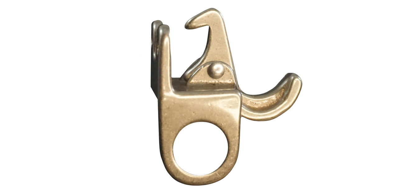 WRS Pole Operated Spring Catch - White Bronze — Window Hardware Direct