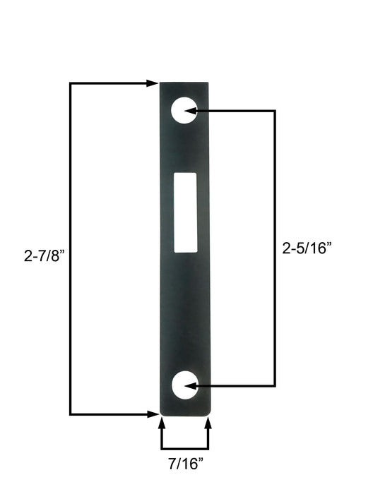 WRS Gasket for 2-5/16" Casement/Multipoint Locking Handles - Black
